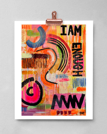 I am enough art print
