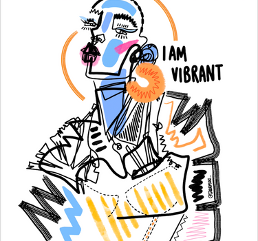 (LIMITED RUN) I AM VIBRANT - PRINT